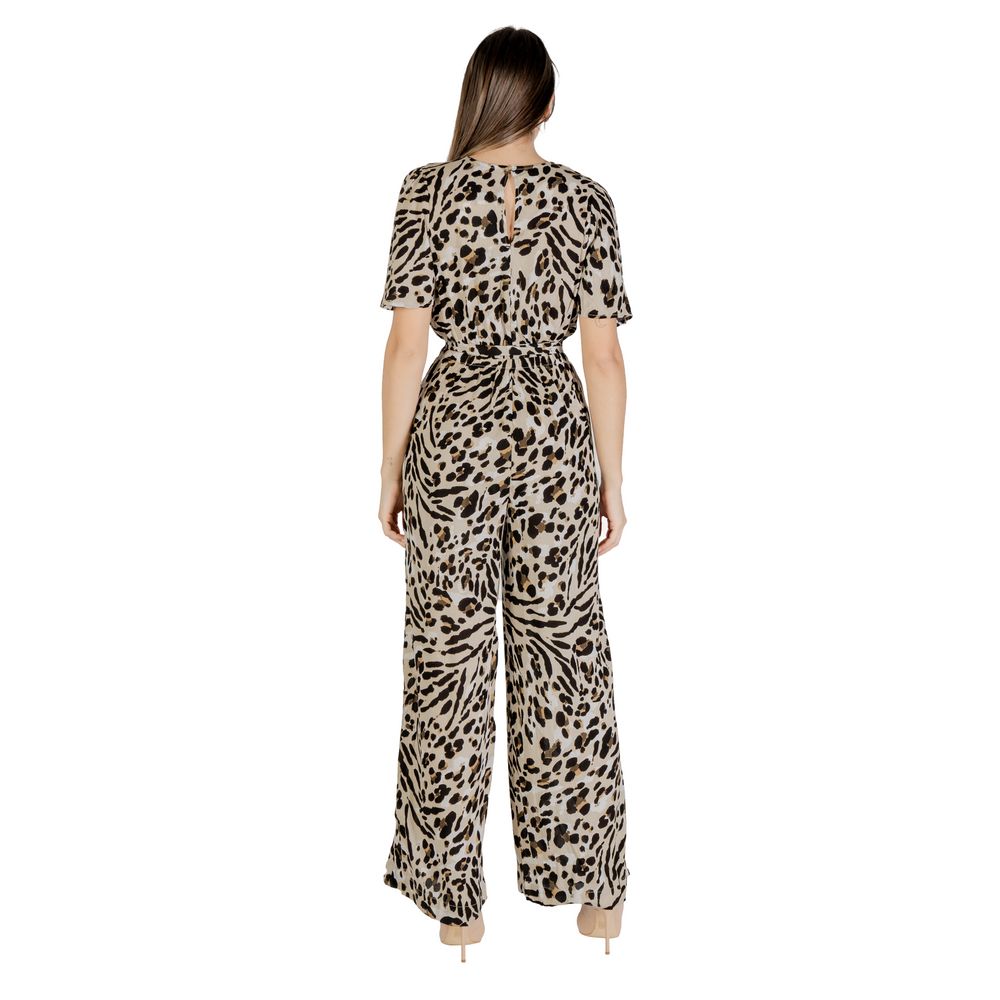 ICHI Women's Lightweight Viscose One-Piece - Beige