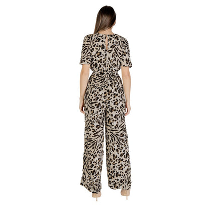 ICHI Women's Lightweight Viscose One-Piece - Beige