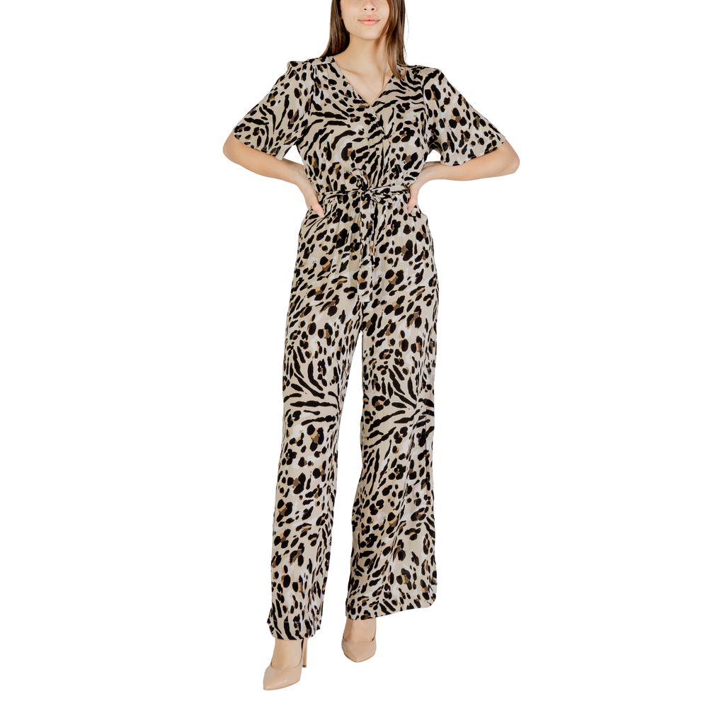 ICHI Women's Lightweight Viscose One-Piece - Beige