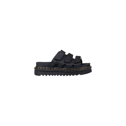 Dr. Martens Women's Leather Platform Sliders Pumps Heels - Black
