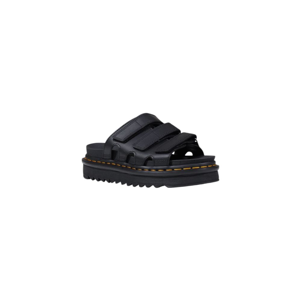 Dr. Martens Women's Leather Platform Sliders Pumps Heels - Black
