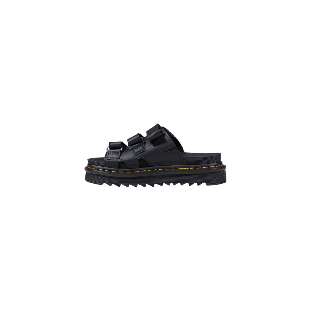 Dr. Martens Women's Leather Platform Sliders Pumps Heels - Black