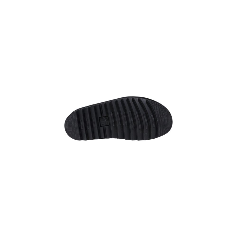 Dr. Martens Women's Leather Platform Sliders Pumps Heels - Black