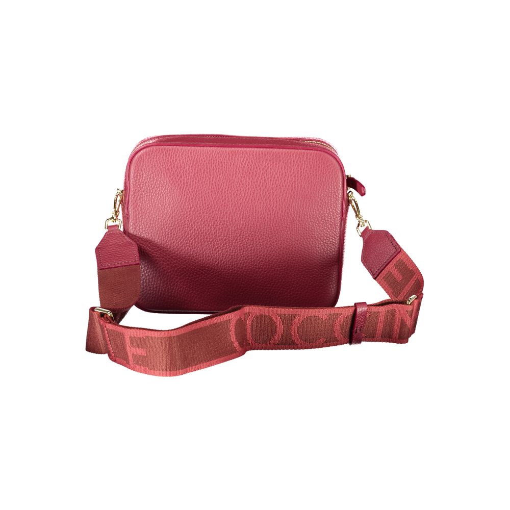 Mini Handbag by Coccinelle for women in leather red presents a ornamental silhouette, showcasing a secure zipper, ample , and versatile shoulder-strap & adjustable-strap for a ornamental finish.
