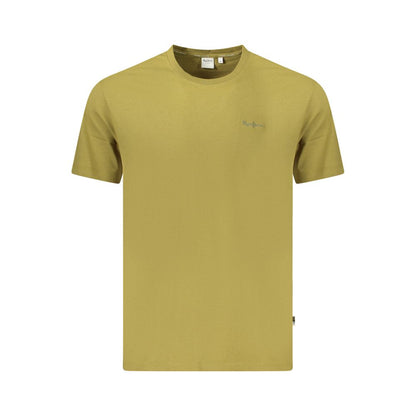Pepe Jeans Men's Crew Neck Organic Cotton T-Shirt - Green Signature