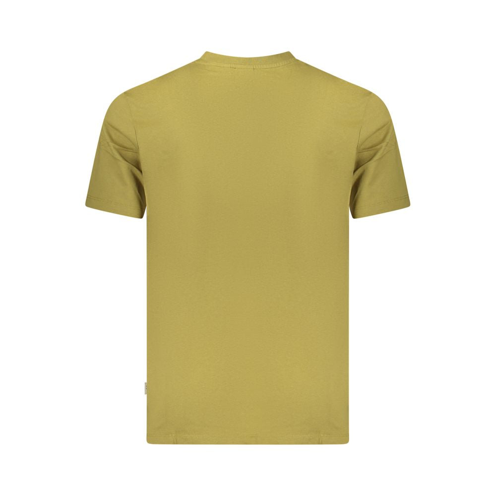 Pepe Jeans Men's Crew Neck Organic Cotton T-Shirt - Green Signature
