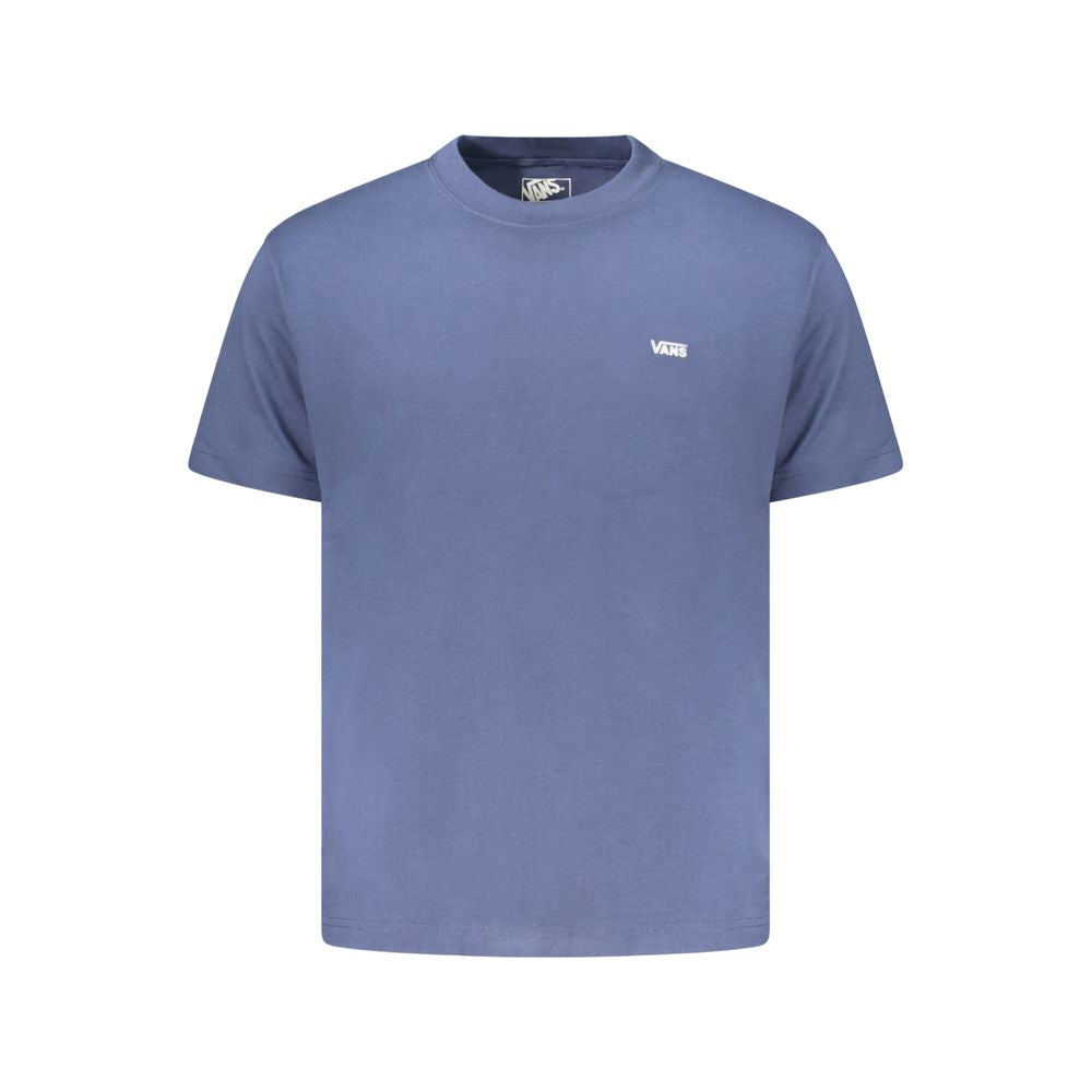 T-Shirt by Vans for men in cotton blue & print showcases a dramatic silhouette, elegantly detailed with a dramatic and for a truly dramatic finish.
