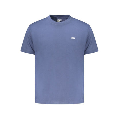 T-Shirt by Vans for men in cotton blue & print showcases a dramatic silhouette, elegantly detailed with a dramatic and for a truly dramatic finish.