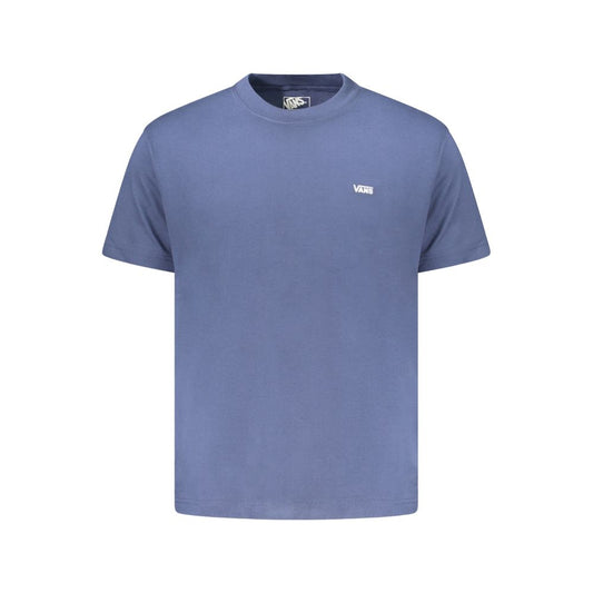 T-Shirt by Vans for men in cotton blue & print showcases a dramatic silhouette, elegantly detailed with a dramatic and for a truly dramatic finish.