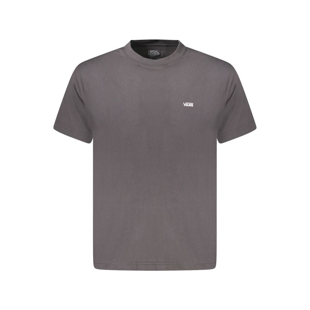 T-Shirt by Vans for men in cotton black & print features an on trend silhouette, perfectly showcasing a on trend and crew neckline for an elevated aesthetic.