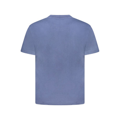 T-Shirt by Vans for men in cotton blue & print features an on trend silhouette, perfectly showcasing a on trend and for an elevated aesthetic.