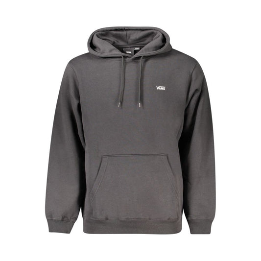 Hooded Sweatshirt Hoodie by Vans for men in cotton black features a slouchy chic silhouette, detailed with a slouchy chic and a signature hooded neckline for an elevated aesthetic.