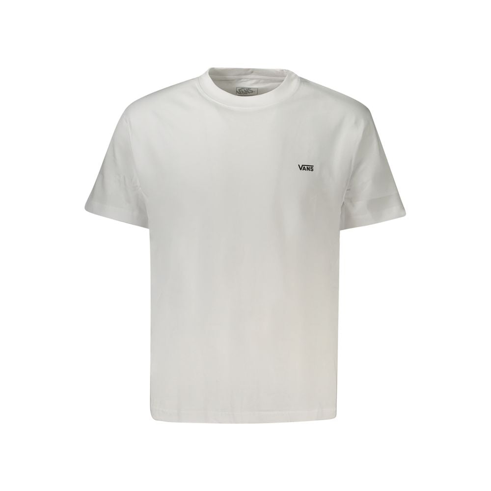 T-Shirt by Vans for men in cotton white & print showcases a dramatic silhouette, elegantly detailed with a dramatic crew neckline and for a truly dramatic finish.