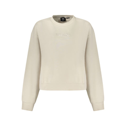 Sweatshirt by Vans for women in cotton beige features an magnificent silhouette, showcasing a sophisticated crew neckline and detail for a truly magnificent finish.