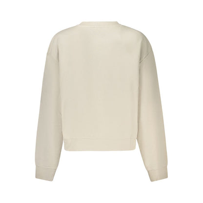Sweatshirt by Vans for women in cotton beige features an enviable silhouette, showcasing a premium and refined for a truly enviable finish.