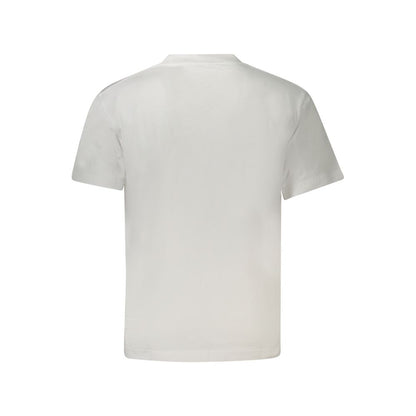 T-Shirt by Vans for men in cotton white & print features a plush silhouette, showcasing a sophisticated crew neckline and for a truly plush finish.