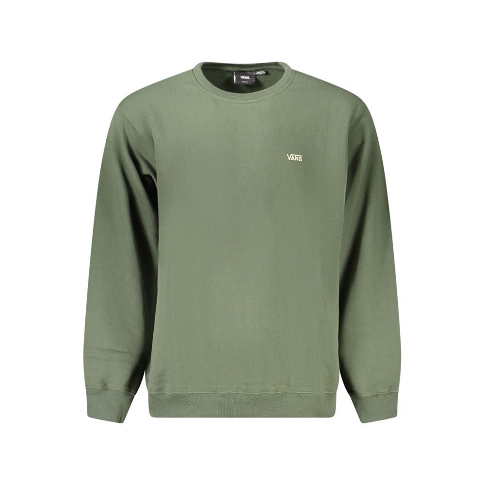 Sweatshirt by Vans for men in cotton green presents a smart casual silhouette, featuring a smart casual crew neckline and for a sophisticated look.