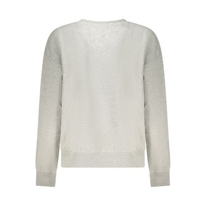 Sweatshirt by Pepe Jeans for women in organic cotton & polyester gray & print features an provocated silhouette, detailed with a provocated and a refined for a sophisticated aesthetic.
