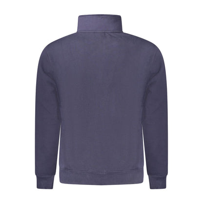 Sweatshirt by Napapijri for men in cotton blue & print features an exquisite silhouette, showcasing and details for a exquisite look.