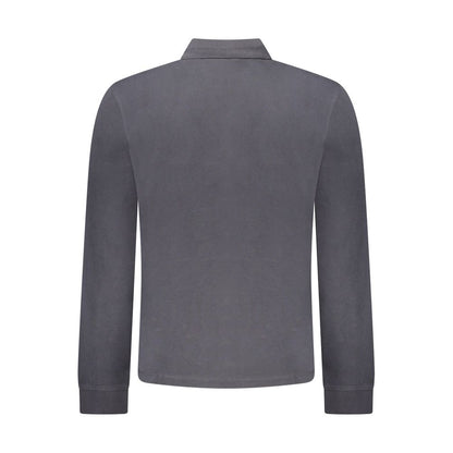 Polo Shirt by Napapijri for men in cotton black & signature showcases a enviable silhouette, featuring a refined and for a enviable finish.