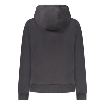 Hooded Sweatshirt Hoodie by Napapijri for women in cotton polyester black features a authentic silhouette, showcasing a sophisticated and authentic detail for a refined finish.