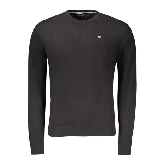 Sweatshirt by Napapijri for men in cotton black features a unrivaled silhouette with a refined crew neckline and unrivaled detailing for a sophisticated look.