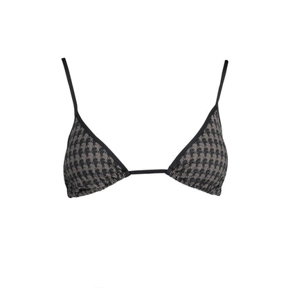 Bikini by Karl Lagerfeld for women in elastane black features an riviera chic silhouette that beautifully encapsulates the signature aesthetic of the Women's Elastane Bikini.