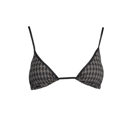 Bikini by Karl Lagerfeld for women in elastane black features an riviera chic silhouette that beautifully encapsulates the signature aesthetic of the Women's Elastane Bikini.