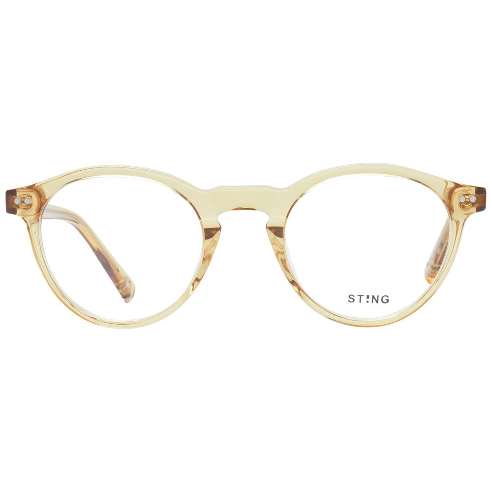 Sunglasses by Sting for unisex in and brown presents a sumptuous silhouette, featuring brown coloured frame and full-rim panto frame design with polarized mirrored category-3-dark-tint lens for a sumptuous look.