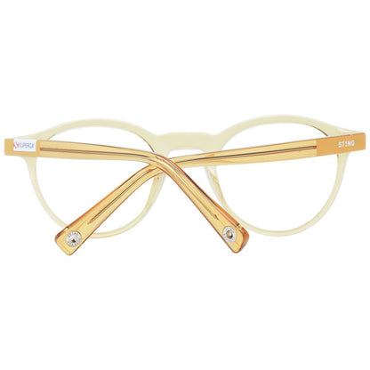 Sunglasses by Sting for unisex in brown features an ethereal full-rim panto frame design with brown coloured frame frames and polarized mirrored category-3-dark-tint lens for a ethereal finish.