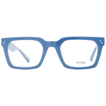 Sunglasses by Sting for men in and blue presents a sumptuous silhouette, featuring blue coloured frame and full-rim square frame design with polarized category-3-dark-tint lens for a sumptuous look.