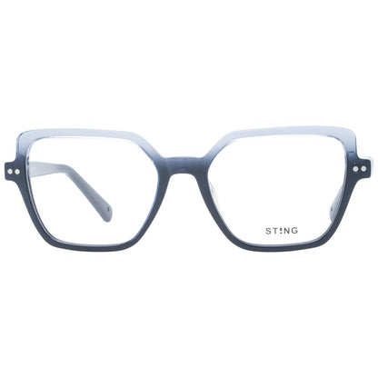 Sunglasses by Sting for men in blue features a sumptuous silhouette, showcasing a sumptuous rectangle full-rim frame design in blue coloured frame with high-performance polarized category-2-medium-tint lens.