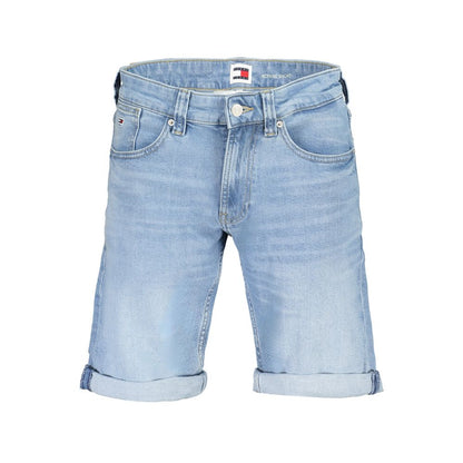 Short Trousers by Tommy Hilfiger for men in cotton blue features an effortless chic silhouette, meticulously tailored with a sophisticated , short, and for a effortless chic finish.