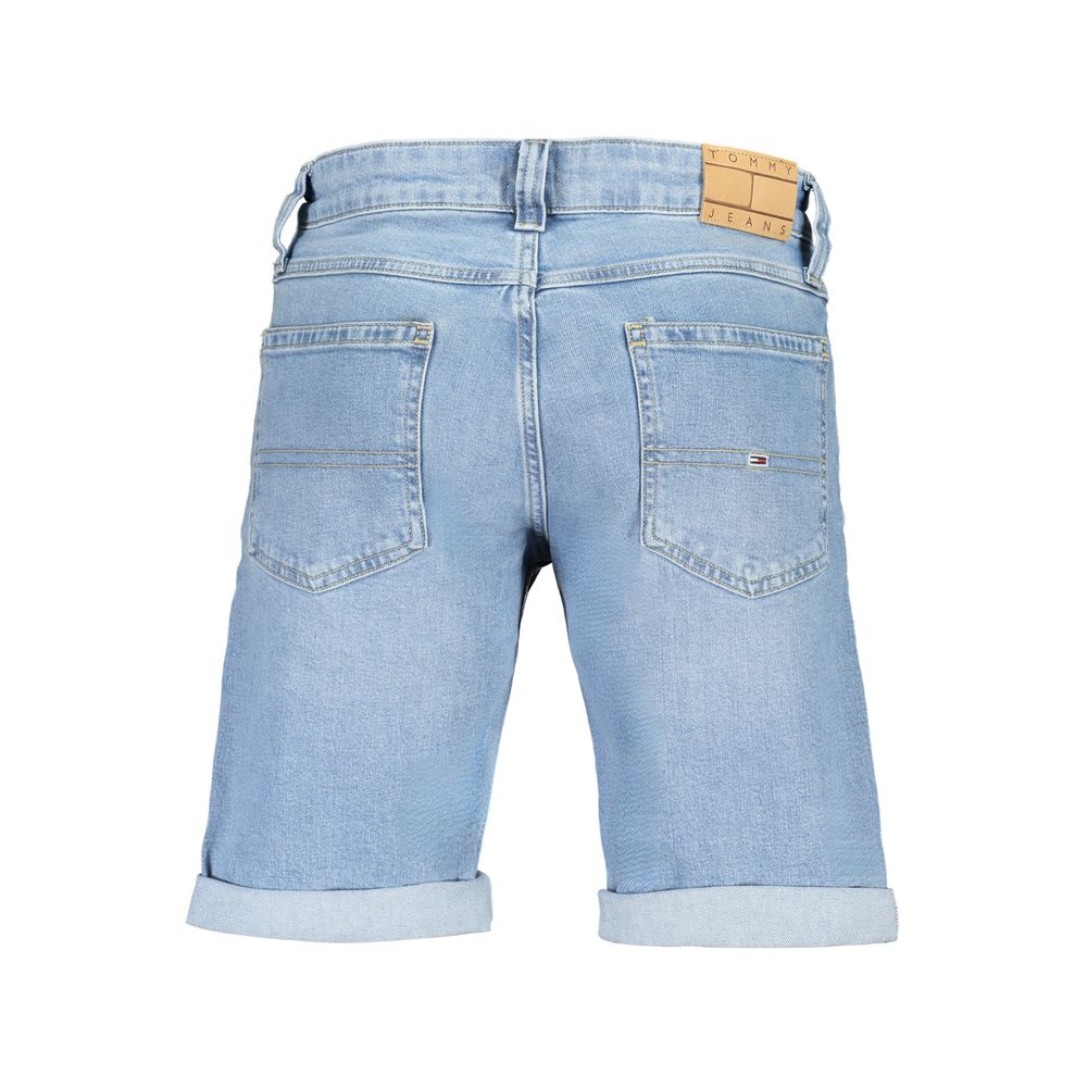Short Trousers by Tommy Hilfiger for men in cotton blue, featuring a effortlessly chic and short with a effortlessly chic .