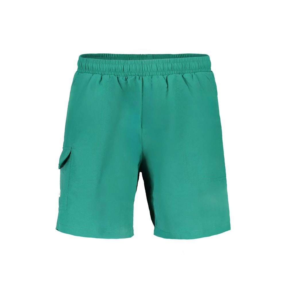 Short Trousers by Fila for men in polyamide green & print, featuring a effortlessly chic and short with a effortlessly chic .