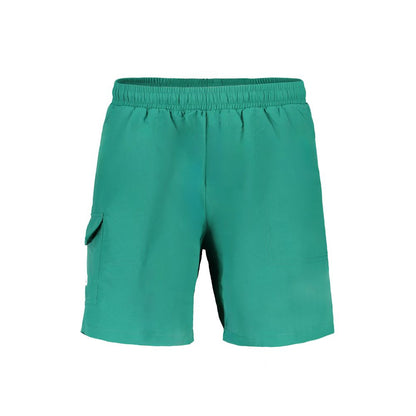Short Trousers by Fila for men in polyamide green & print, featuring a effortlessly chic and short with a effortlessly chic .
