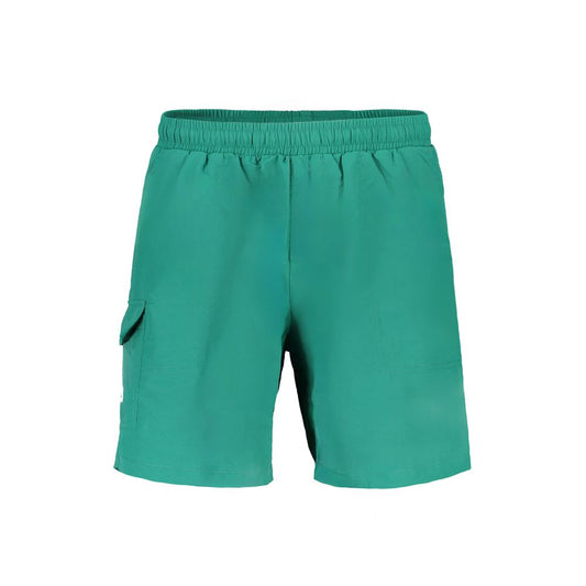 Short Trousers by Fila for men in polyamide green & print, featuring a effortlessly chic and short with a effortlessly chic .