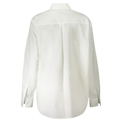 Dress Shirt by Calvin Klein for women in cotton white, featuring a nuanced and nuanced for a sophisticated finish.