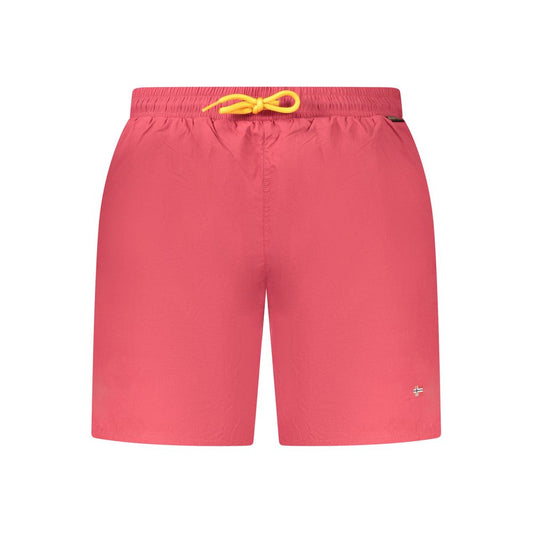 Swim Shorts by Napapijri for men in polyamide red features an glamourous silhouette from the Men's Polyamide Swim Shorts collection, highlighting a refined fit and glamourous cut for a premium poolside look.