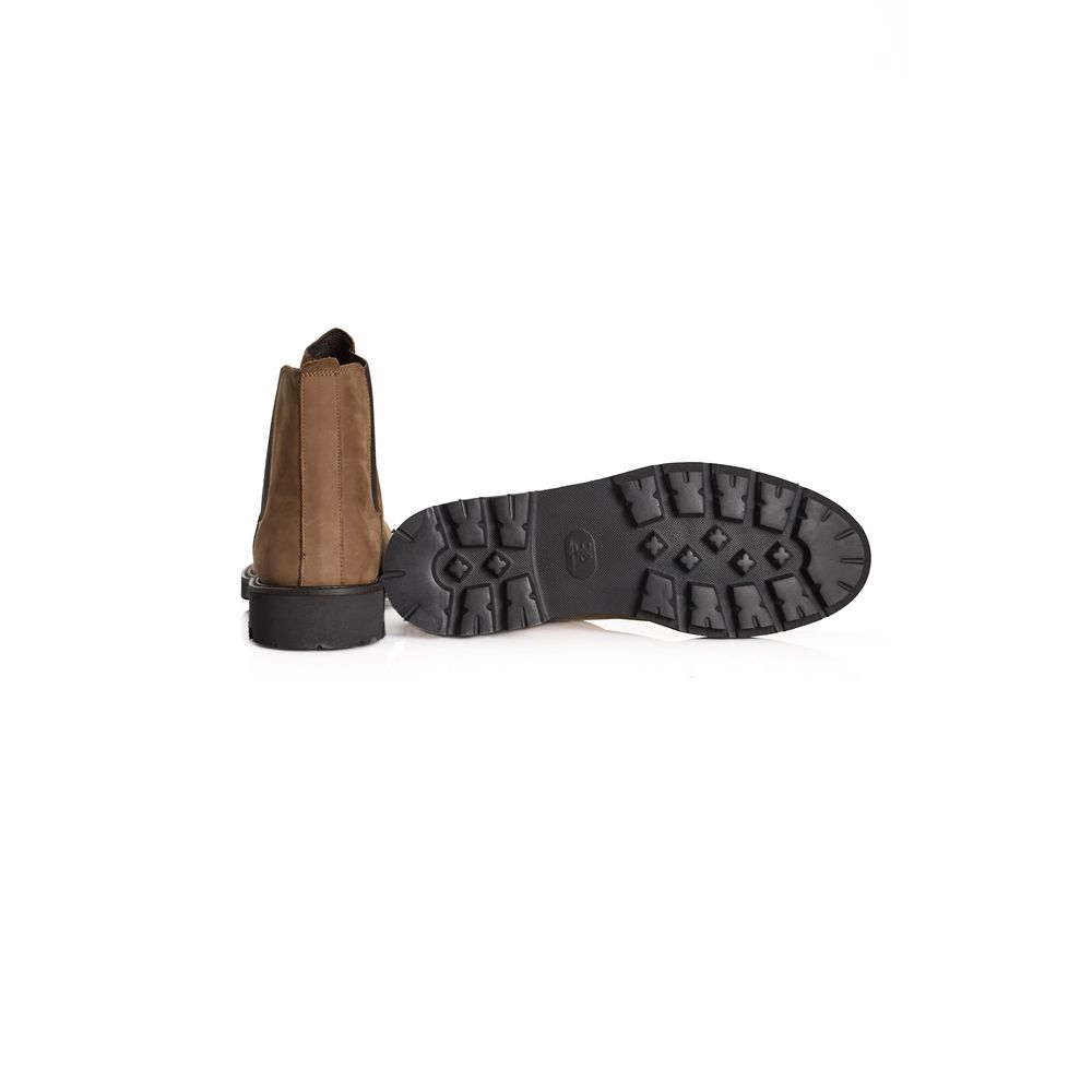 Roberto Pepe Luxury Brown Calfskin Boot