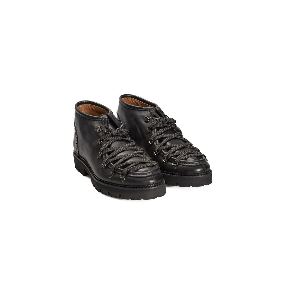 Roberto Pepe Luxury Black Calfskin Boot