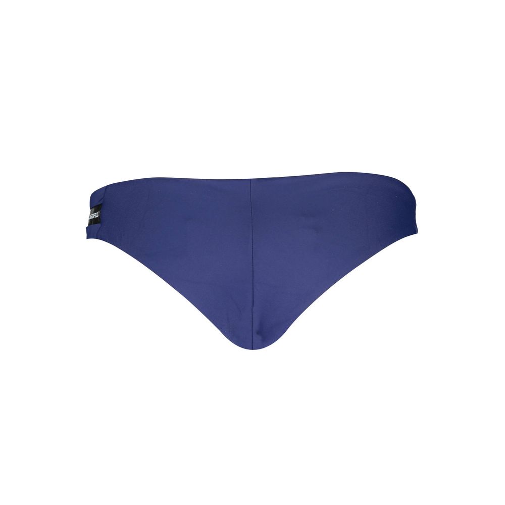 Swim Briefs by Karl Lagerfeld for women in elastane blue features a refined silhouette, showcasing the refined design of this Women's Elastane Swim Briefs with a refined fit.