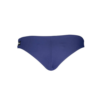 Swim Briefs by Karl Lagerfeld for women in elastane blue features a refined silhouette, showcasing the refined design of this Women's Elastane Swim Briefs with a refined fit.