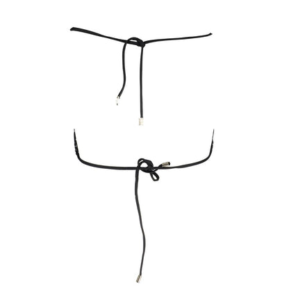 Bikini by Karl Lagerfeld for women in elastane black presents a provocative silhouette, artfully capturing the essence of the provocative Women's Elastane Bikini design for a sophisticated look.