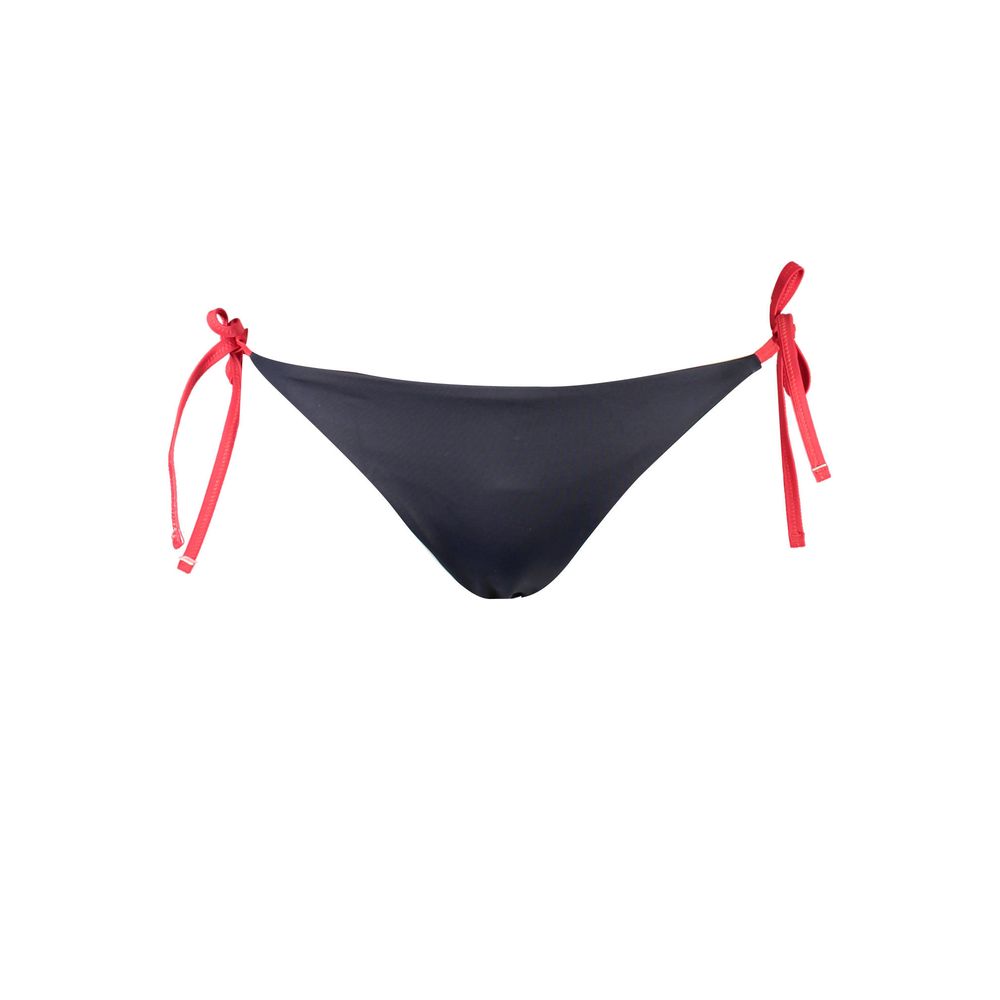 Swim Briefs by Tommy Hilfiger for women in nylon & polyester blue features a riviera-ready silhouette, showcasing the riviera-ready design of the Women's Nylon & Polyester Swim Briefs for a sophisticated look.