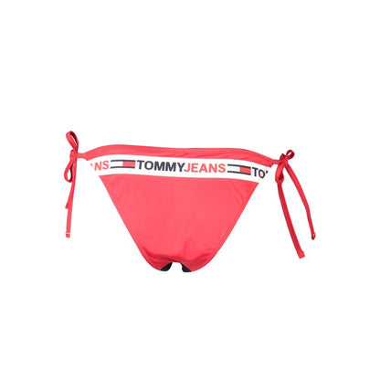 Swim Briefs by Tommy Hilfiger for women in nylon & polyester blue showcases a riviera-ready silhouette, expertly capturing the riviera-ready essence of the Women's Nylon & Polyester Swim Briefs design with a refined and riviera-ready finish.