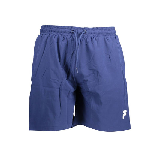 Short Trousers by Fila for men in polyester blue showcases an effortlessly refined silhouette, meticulously detailed with a effortlessly refined , a effortlessly refined , and a short for a refined finish.