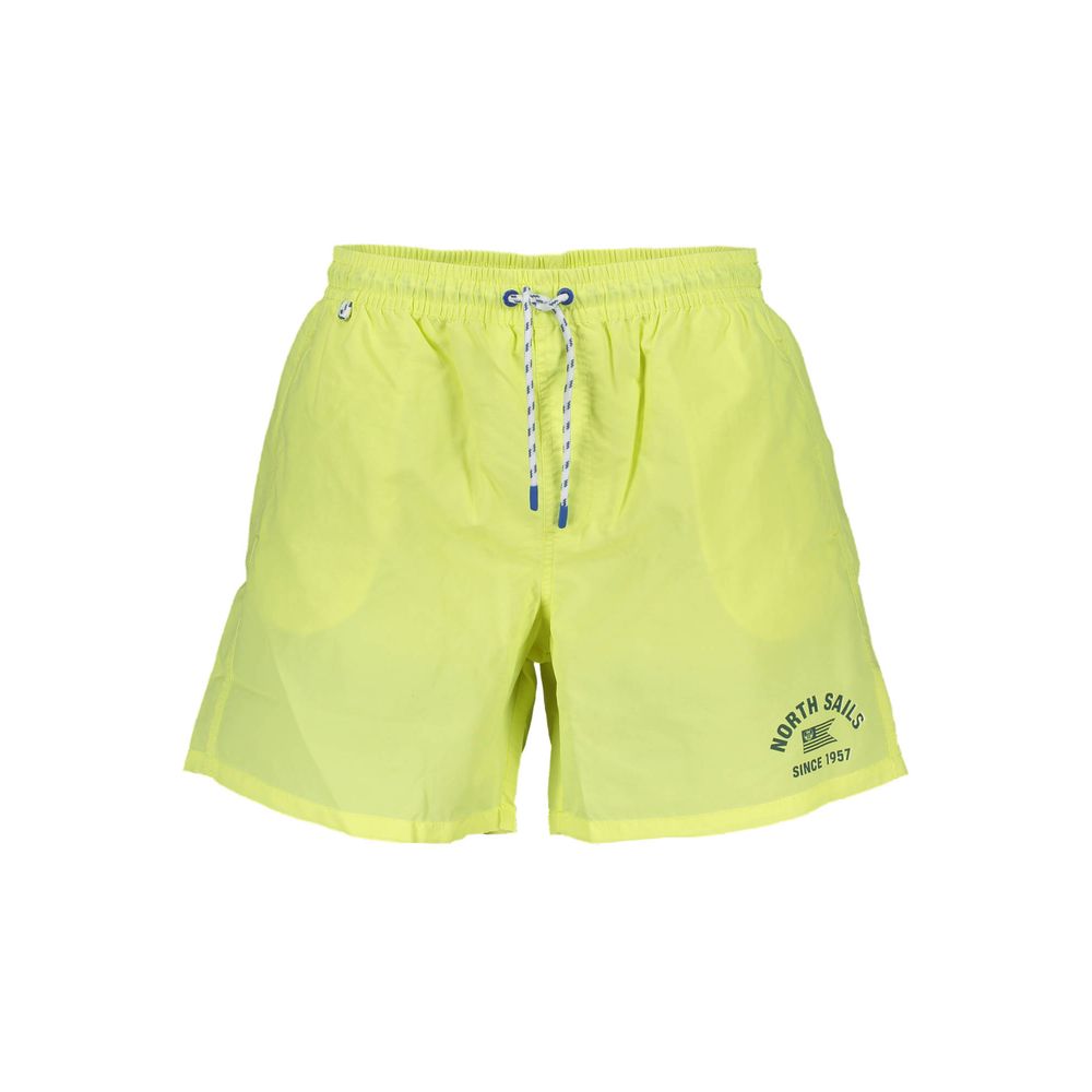 Shorts by North Sails for men in polyester yellow features a resort ready with a short and , showcasing a resort ready silhouette for a premium finish.
