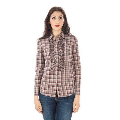 Shirt by Fred Perry for women in cotton pink features an polished silhouette, showcasing a sophisticated and detail for a truly polished finish.