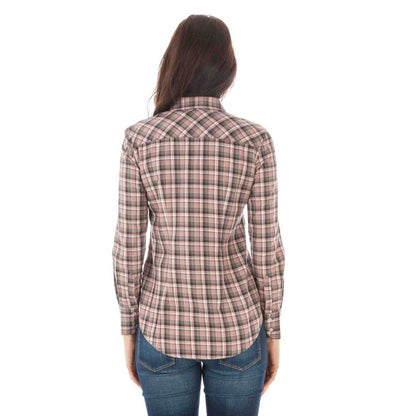 Shirt by Fred Perry for women in cotton pink, featuring a nuanced and nuanced for a sophisticated finish.